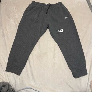 Nike Dark Gray Fleece Jogger Sweatpants
